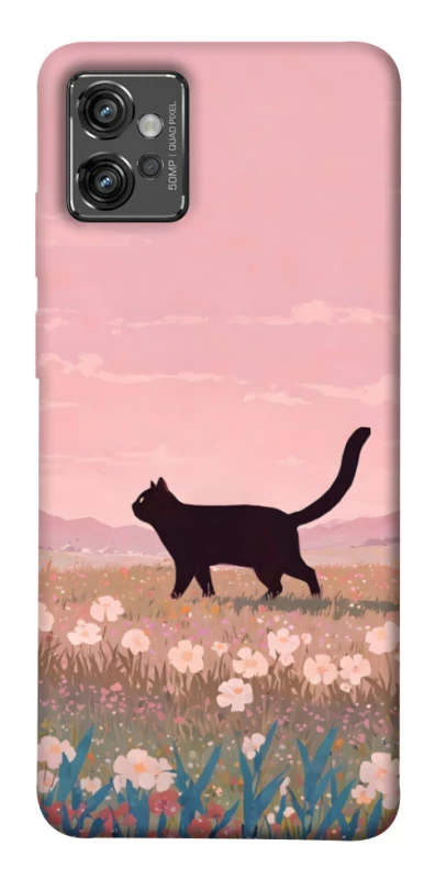 Чохол на Motorola Moto G32 cat on a field фото 1 з 1