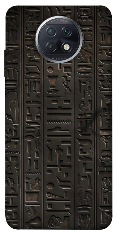 Чехол на Xiaomi Redmi Note 9 5G / Note 9T Hieroglyphs фото 1 из 1