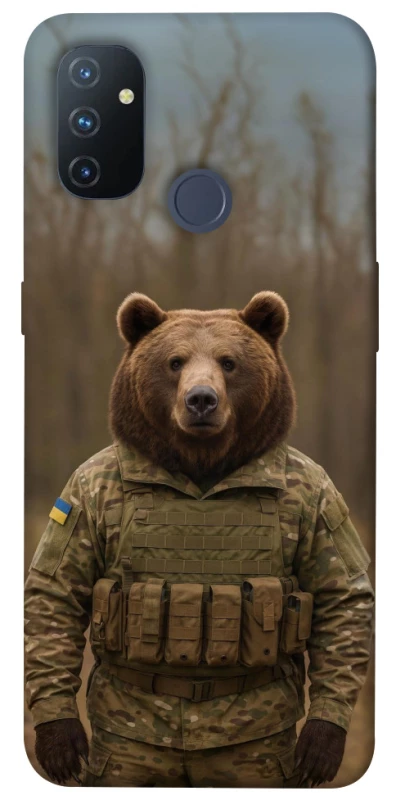 Чехол на OnePlus Nord N100 Медведь защитник фото 1 из 1