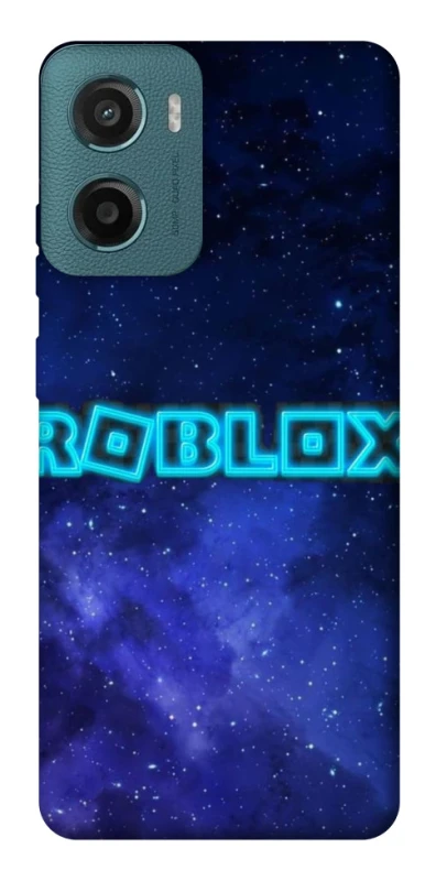 Чохол на Motorola Moto G06 Roblox Space Logo Blue фото 1 з 1