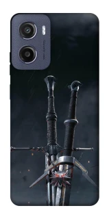 Чохол на Motorola Moto E15 Мечі Ведьмака фото 1 з 1