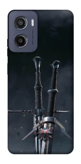 Чехол на Motorola Moto G05 Мечи Ведьмака фото 1 из 1