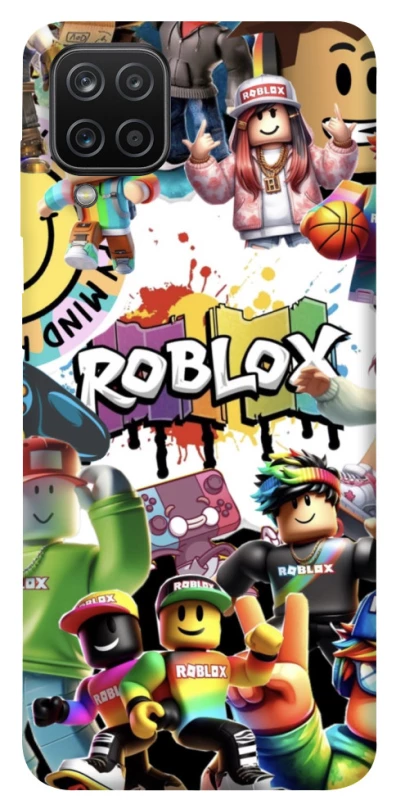 Чохол на Samsung Galaxy A12 Roblox Characters Collage фото 1 з 1