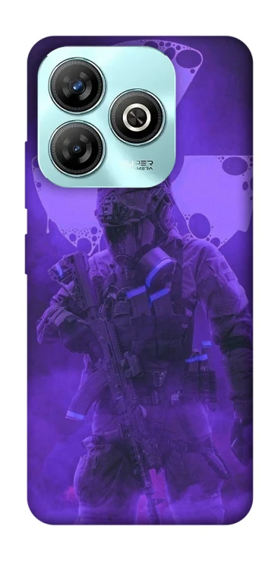 Чехол на ZTE Blade A75 4G Радиация v6 фото 1 из 1