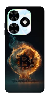 Чохол на TECNO Spark Go 2024 Fire Bitcoin фото 1 з 1
