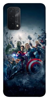 Чехол на Oppo A54 5G / A74 5G Marvel heroes фото 1 из 1