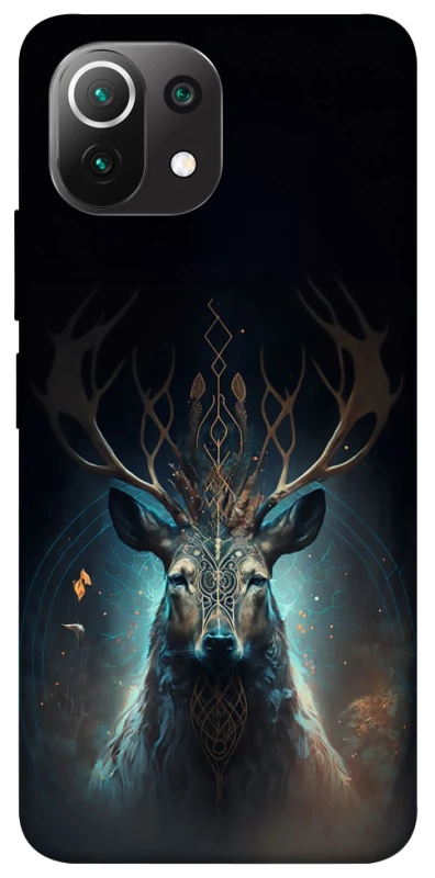 Чехол на Xiaomi Mi 11 Lite Скандинавский олень v2 фото 1 из 1