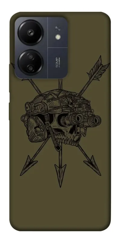 Чохол на Xiaomi Redmi 13C Mil skull фото 1 з 1