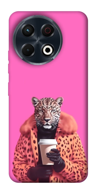 Чохол на TECNO Spark 30 Pro (KL7) Леопард з кавою фото 1 з 1