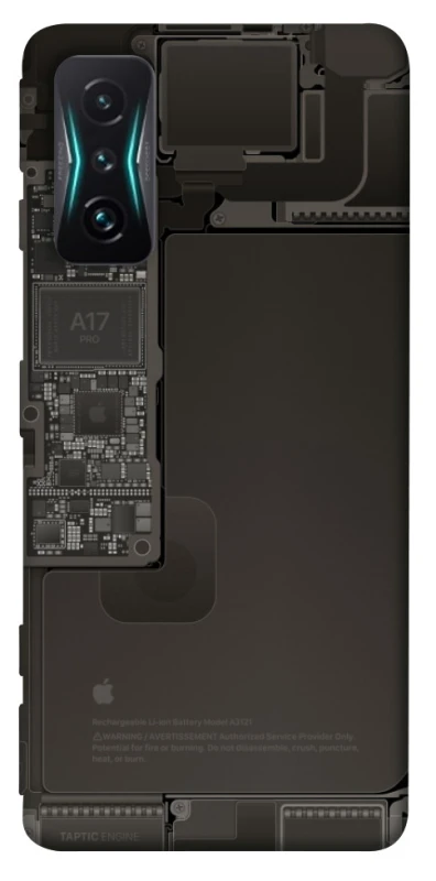 Чохол на Xiaomi Redmi K50 Gaming iPhone 17 фото 1 з 1