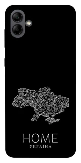 Чохол на Samsung Galaxy A04 Ukraine black map фото 1 з 1
