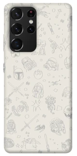 Чохол на Samsung Galaxy S21 Ultra Star Wars background ver.1 фото 1 з 1