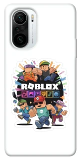 Чехол на Xiaomi Redmi K40 / K40 Pro / K40 Pro+ / Poco F3 Roblox logo ver.3 фото 1 из 1