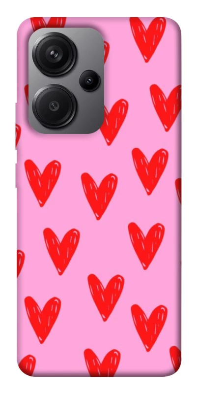 Чехол на Xiaomi Redmi Note 13 Pro+ Red hearts 2 фото 1 из 1