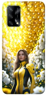 Чехол на Oppo A74 4G Cyber space girl ver.2 фото 1 из 1