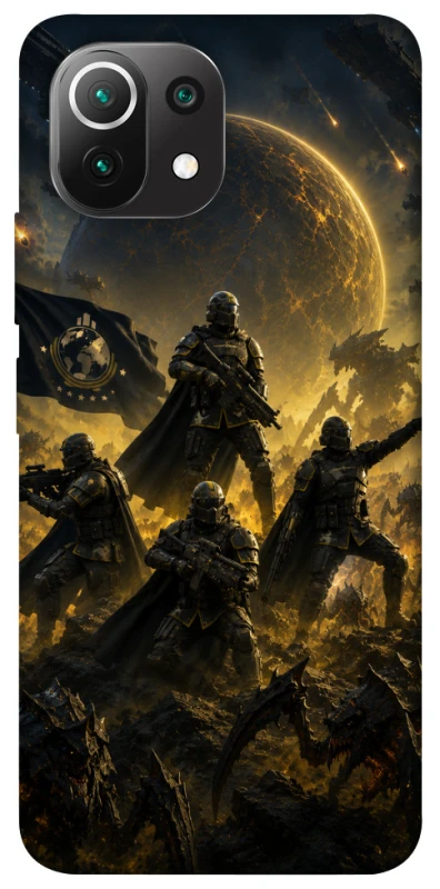 Чохол на Xiaomi Mi 11 Lite HELLDIVERS ver.2 фото 1 з 1