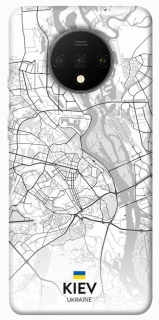 Чохол на OnePlus 7T Kiev white map фото 1 з 1