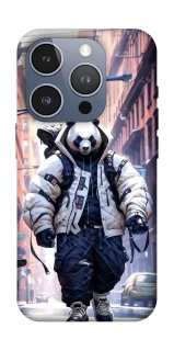 Чехол на Apple iPhone 16 Pro Панда курьер фото 1 из 1
