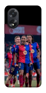 Чехол на Oppo A18 FC Barcelona team фото 1 из 1