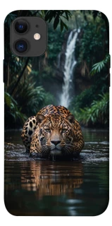 Чехол на Apple iPhone 11 (6.1") Leopard in water фото 1 из 1