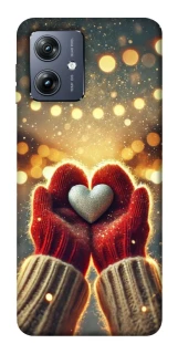 Чохол на Motorola Moto G54 Heart in hand фото 1 Чохол на Motorola Moto G54 Heart in hand фото 1 з 1