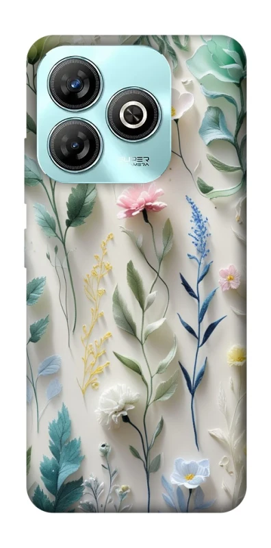 Чехол на ZTE Blade A75 4G Floral design ver.3 фото 1 из 1
