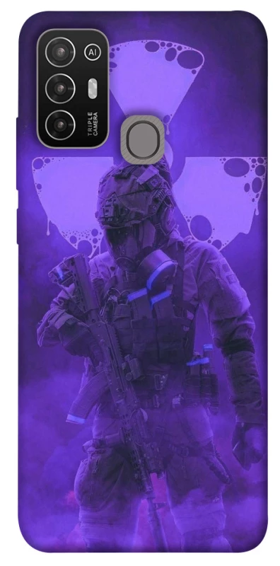 Чехол на ZTE Blade A52 Радиация v6 фото 1 из 1