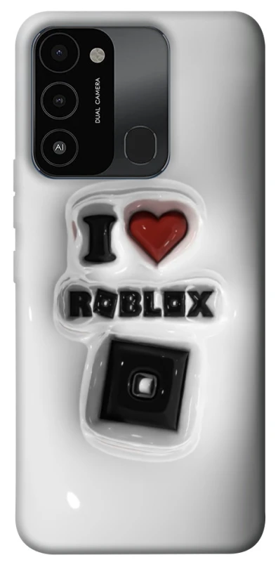 Чохол на TECNO Spark 8C I love Roblox фото 1 з 1