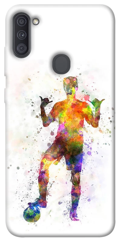 Чехол на Samsung Galaxy A11 Football Player v3 фото 1 из 1