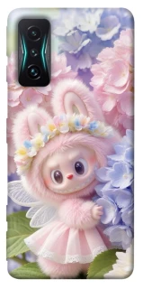 Чохол на Xiaomi Redmi K50 Gaming Labubu & Flowers ver.1 фото 1 з 1
