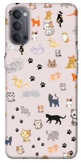 Чохол на Oppo Reno 4 Cat style ver.1 фото 1 з 1