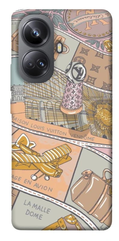 Чехол на Realme 10 Pro+ Fashion collage ver.2 фото 1 из 1