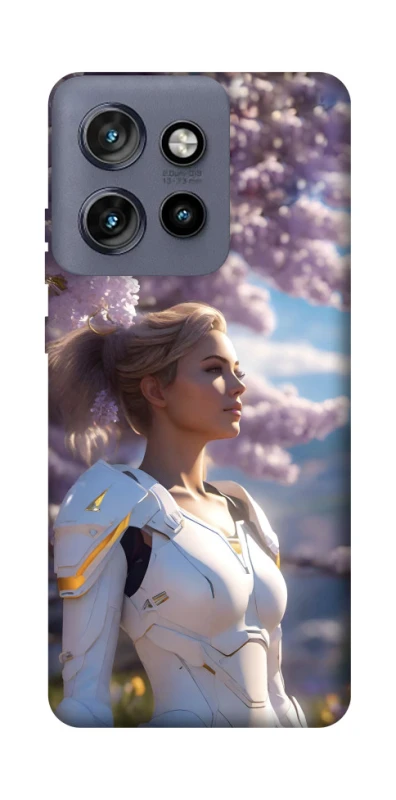 Чехол на Motorola Edge 50 Neo Cyber space girl ver.1 фото 1 из 1