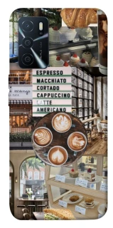 Чехол на Oppo A16s / A16 Coffee collage ver.5 фото 1 из 1