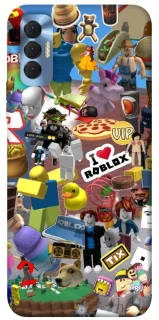 Чехол на TECNO Spark 8P Roblox collage ver.5 фото 1 из 1