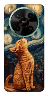 Чохол на ZTE Nubia V70 Max van gogh cat фото 1 з 1