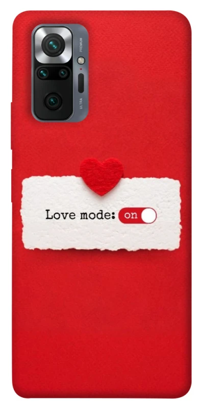Чохол на Xiaomi Redmi Note 10 Pro Love Mode ON фото 1 з 1