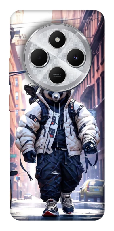 Чехол на Xiaomi Redmi 14C / Poco C75 Панда курьер фото 1 из 1