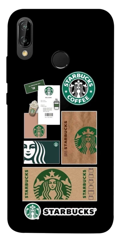 Чохол на Huawei P20 Lite Starbucks coffee фото 1 Чохол на Huawei P20 Lite Starbucks coffee фото 1 з 1