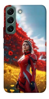 Чехол на Samsung Galaxy S22 Cyber space girl ver.5 фото 1 из 1
