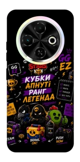 Чехол на TECNO Spark 30C Brawl Stars collage фото 1 из 1