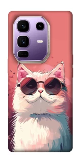 Чехол на Infinix Note 50 Pro+ Сat with glasses фото 1 из 1