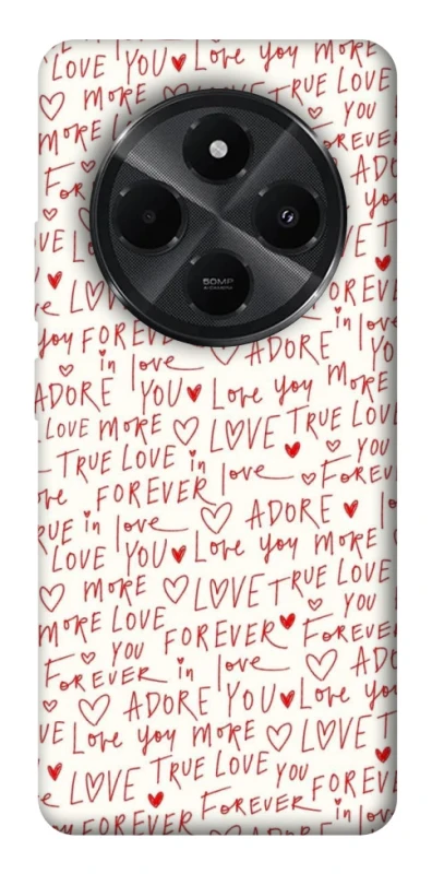 Чохол на Xiaomi Redmi A4 Love aesthetic ver.4 фото 1 з 1