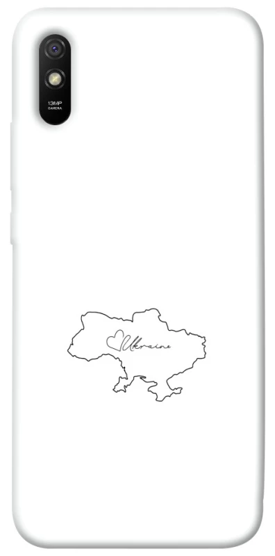 Чохол на Xiaomi Redmi 9A Ukraine map фото 1 з 1
