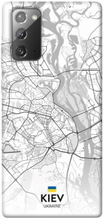 Чохол на Samsung Galaxy Note 20 Kiev white map фото 1 з 1