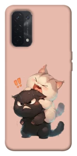 Чехол на Oppo A54 5G / A74 5G Сat and cat фото 1 Чехол на Oppo A54 5G / A74 5G Сat and cat фото 1 из 1
