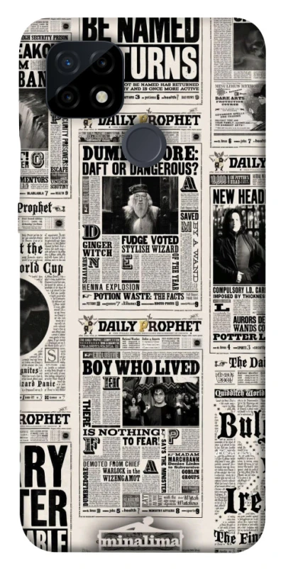 Чохол на Realme C21 Harry Potter newspaper фото 1 з 1