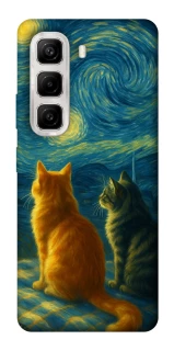 Чехол на Infinix Hot 50 4G Cats under the stars фото 1 из 1