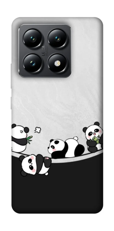 Чохол на Xiaomi 14T Four pandas фото 1 з 1