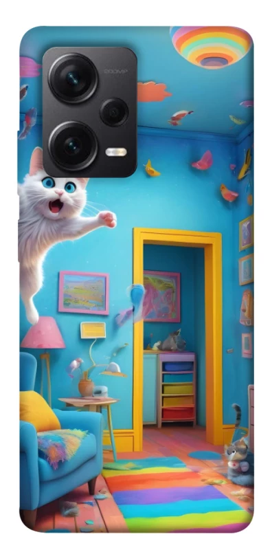 Чохол на Xiaomi Redmi Note 12 Pro 5G crazy cat фото 1 з 1